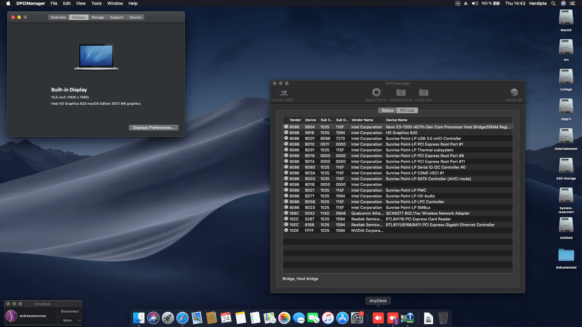 Acer E5 575G 549D [Intel HD 620 + I2C] 2